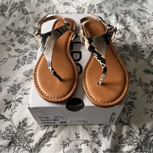 Aldo Brand Snakeskin Sandals
